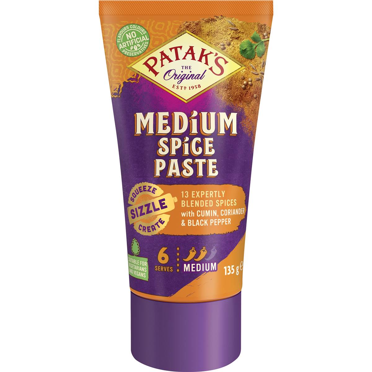 Patak's Paste Tubes Medium