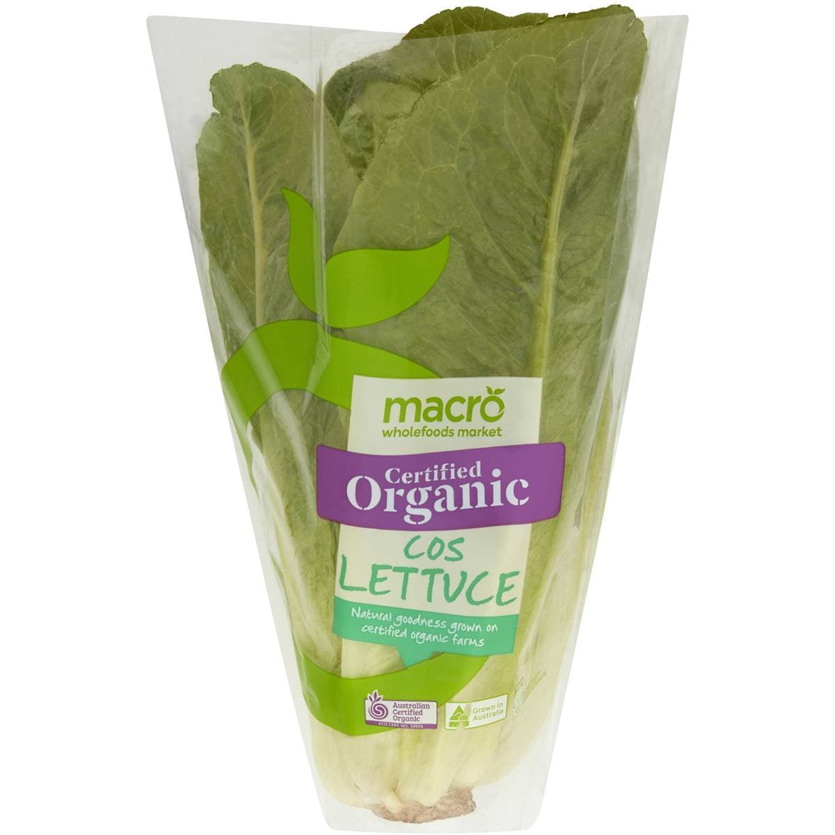 Macro Cos Lettuce Organic Each Woolworths