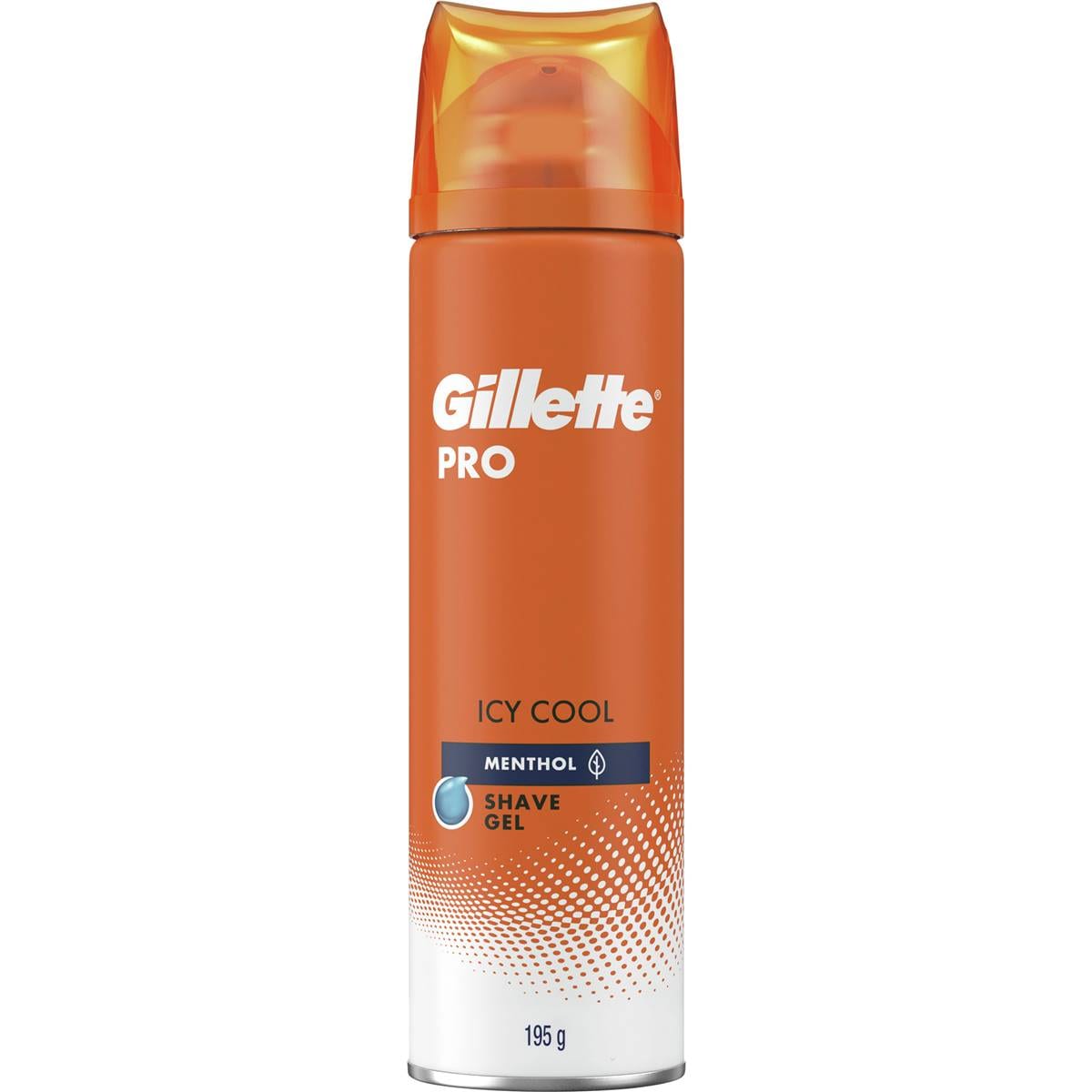 Gillette Pro Icy Cool Shaving Gel Menthol 195g Woolworths
