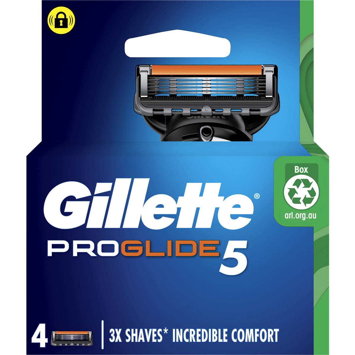 Gillette Fusion Proglide 5 Manual Mens Razor Blades 4 Pack | Woolworths