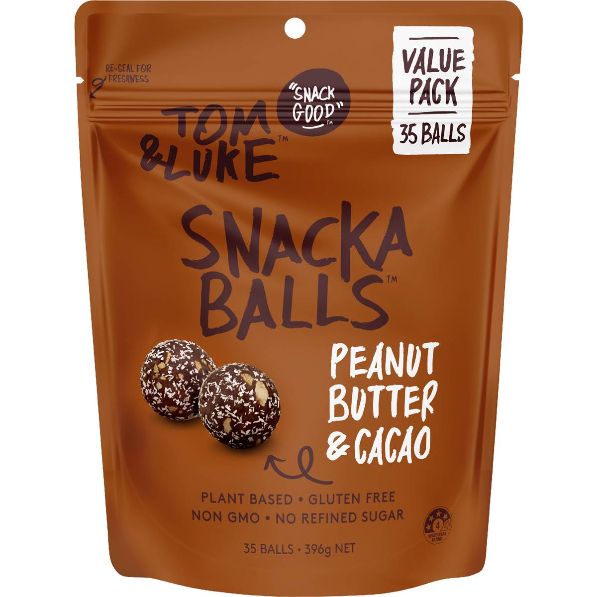 Peanut Butter & Cacao Balls