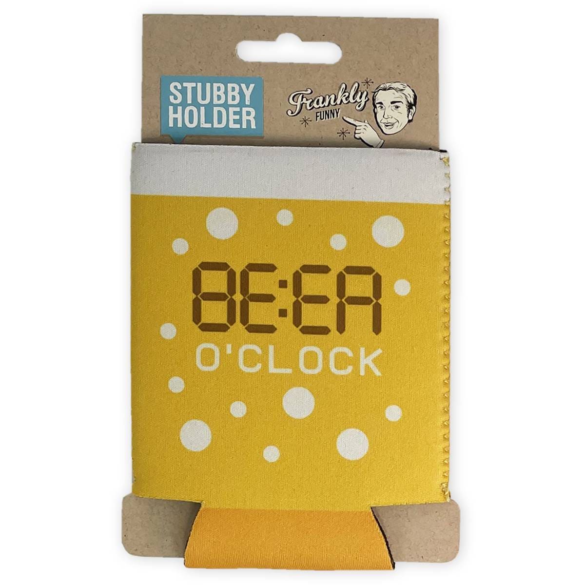 Father's Day Stubby Holder Beer O Clock Each Woolworths