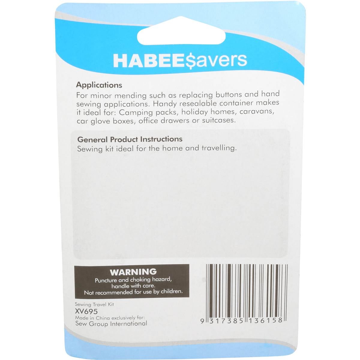 Habeeavers Sewing Kits For Travel 32piece Each Woolworths