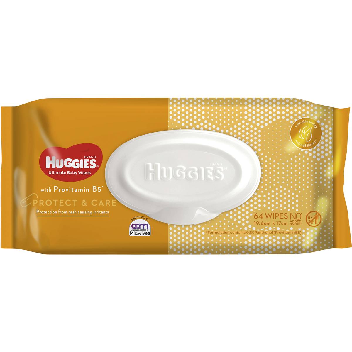 Huggies Ultimate Baby Wipes Protect & Care 64 Pack | Woolworths