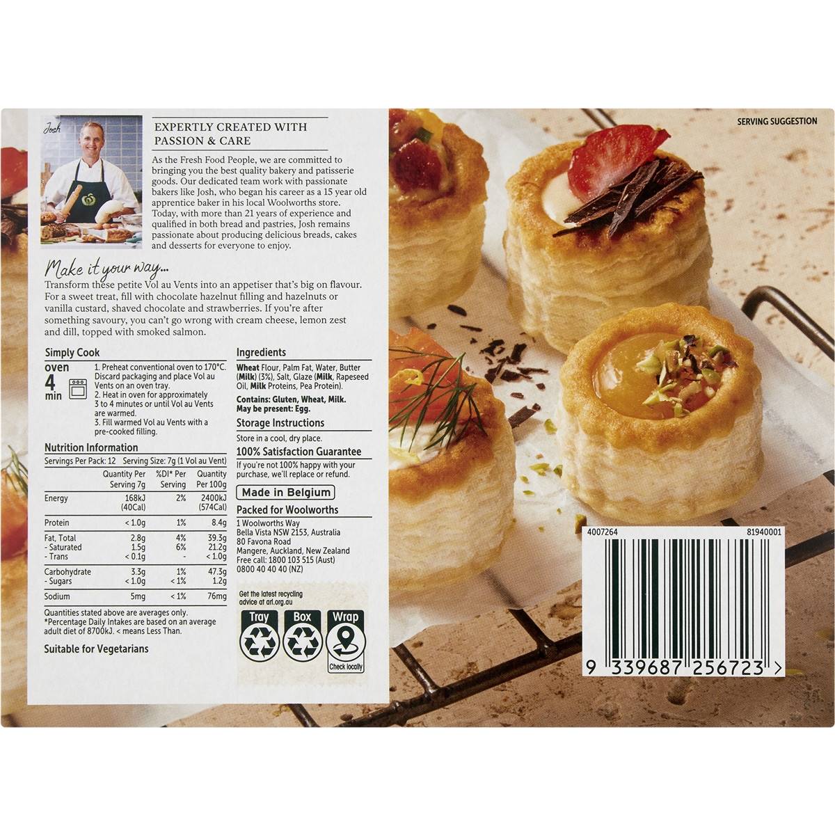 Woolworths Petite Vol Au Vents 12 Pack Woolworths Woolworths Petite Vol Au Vents 12 Pack Woolworths