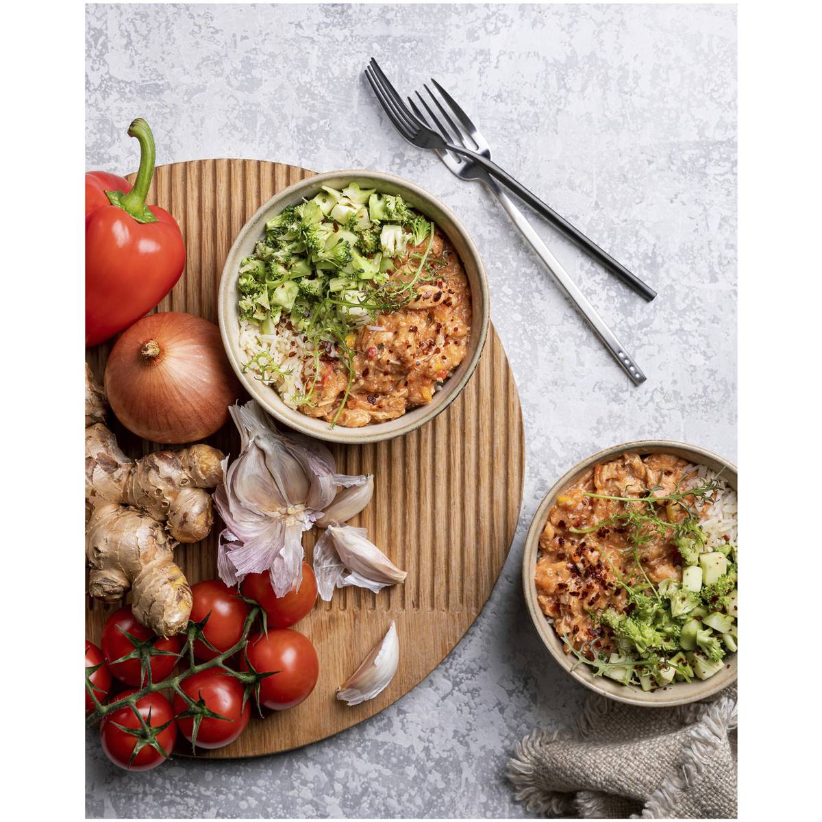 Fitness Chicken & Vegetable Stir Fry With Basmati Rice Chilled