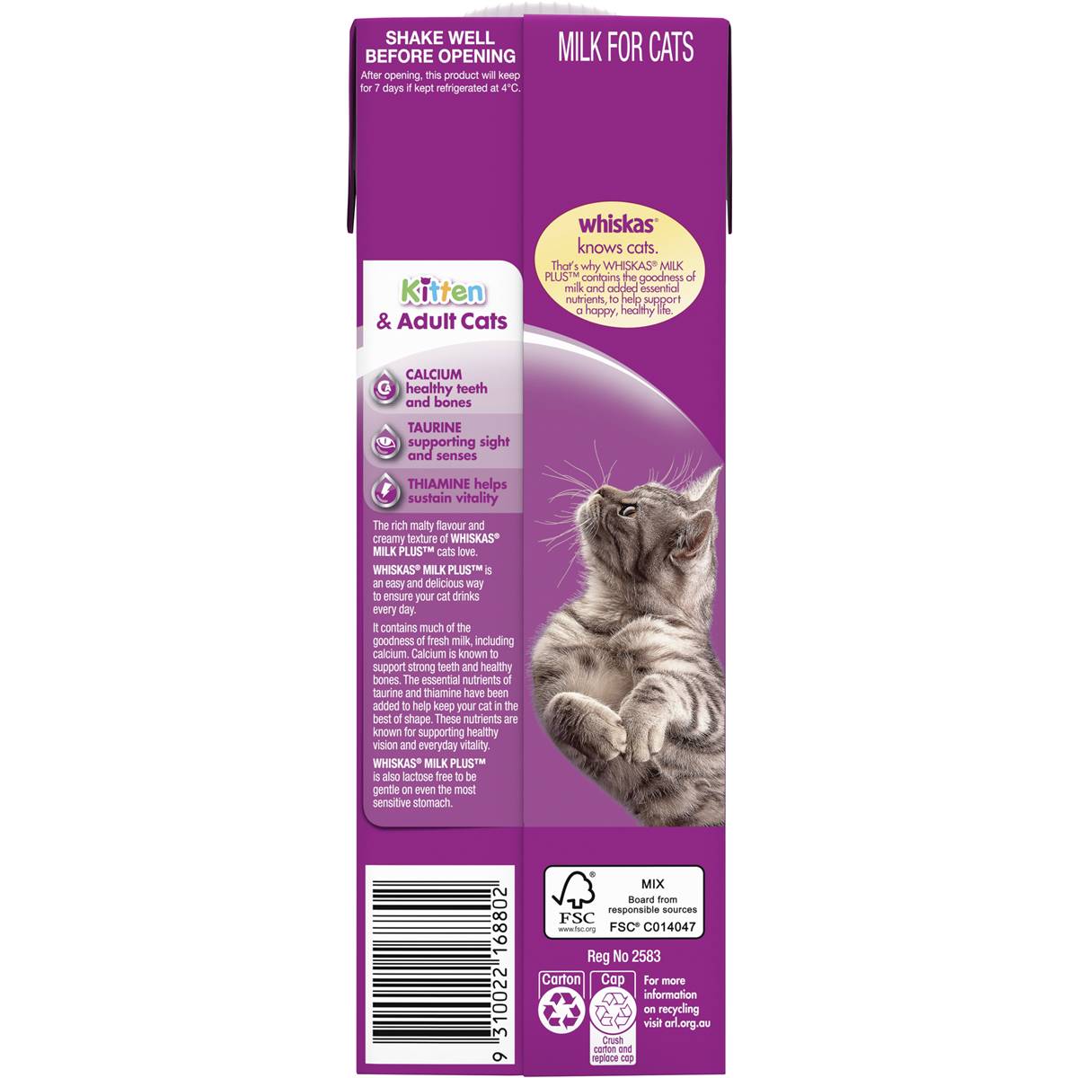 What S In Whiskas Cat Milk at Rosie Moses blog