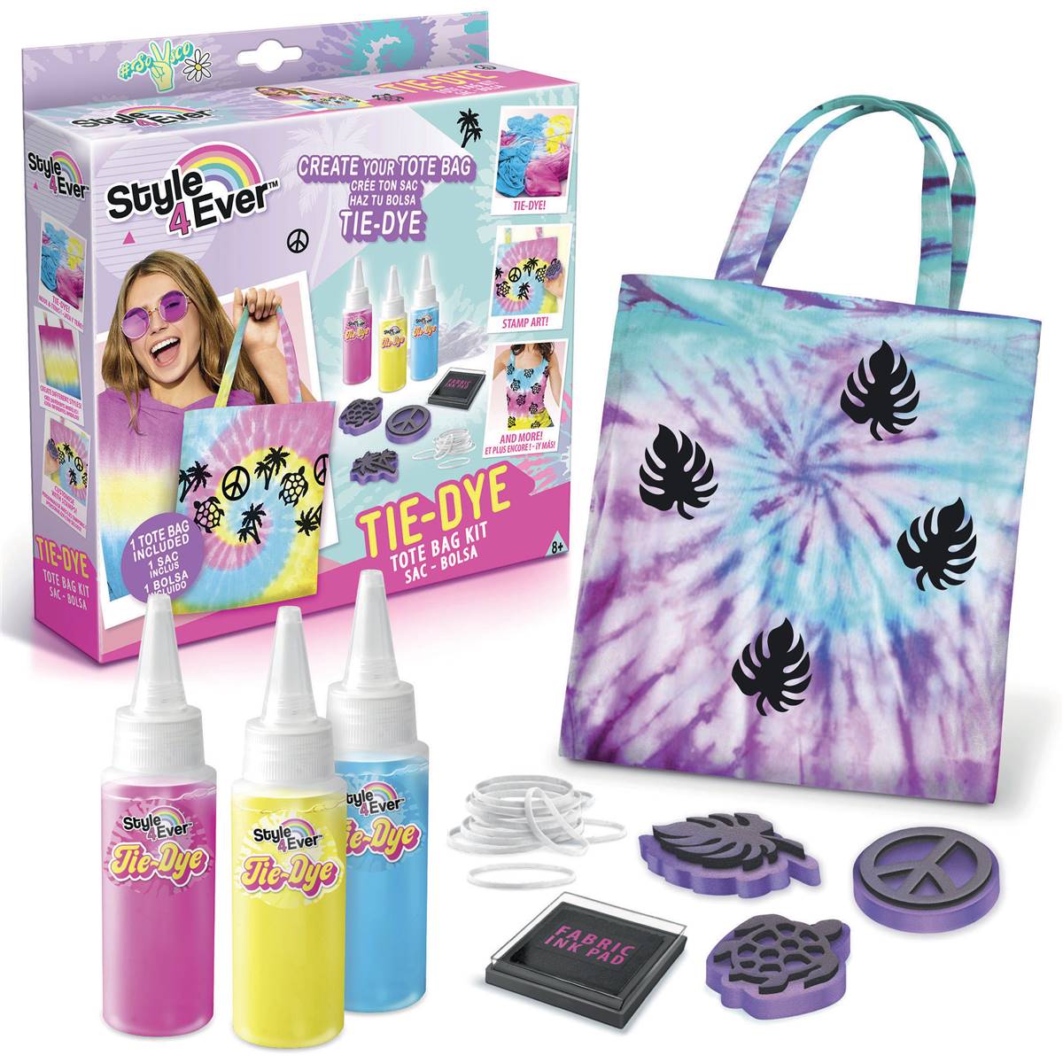Tie Dye Kit Tote Bag Each Woolworths