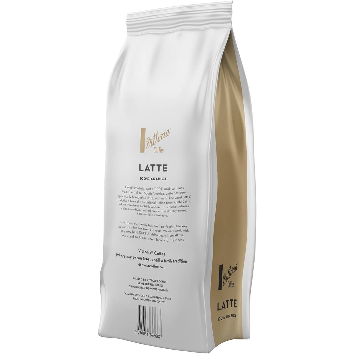 Vittoria Coffee Beans Latte 1kg Woolworths