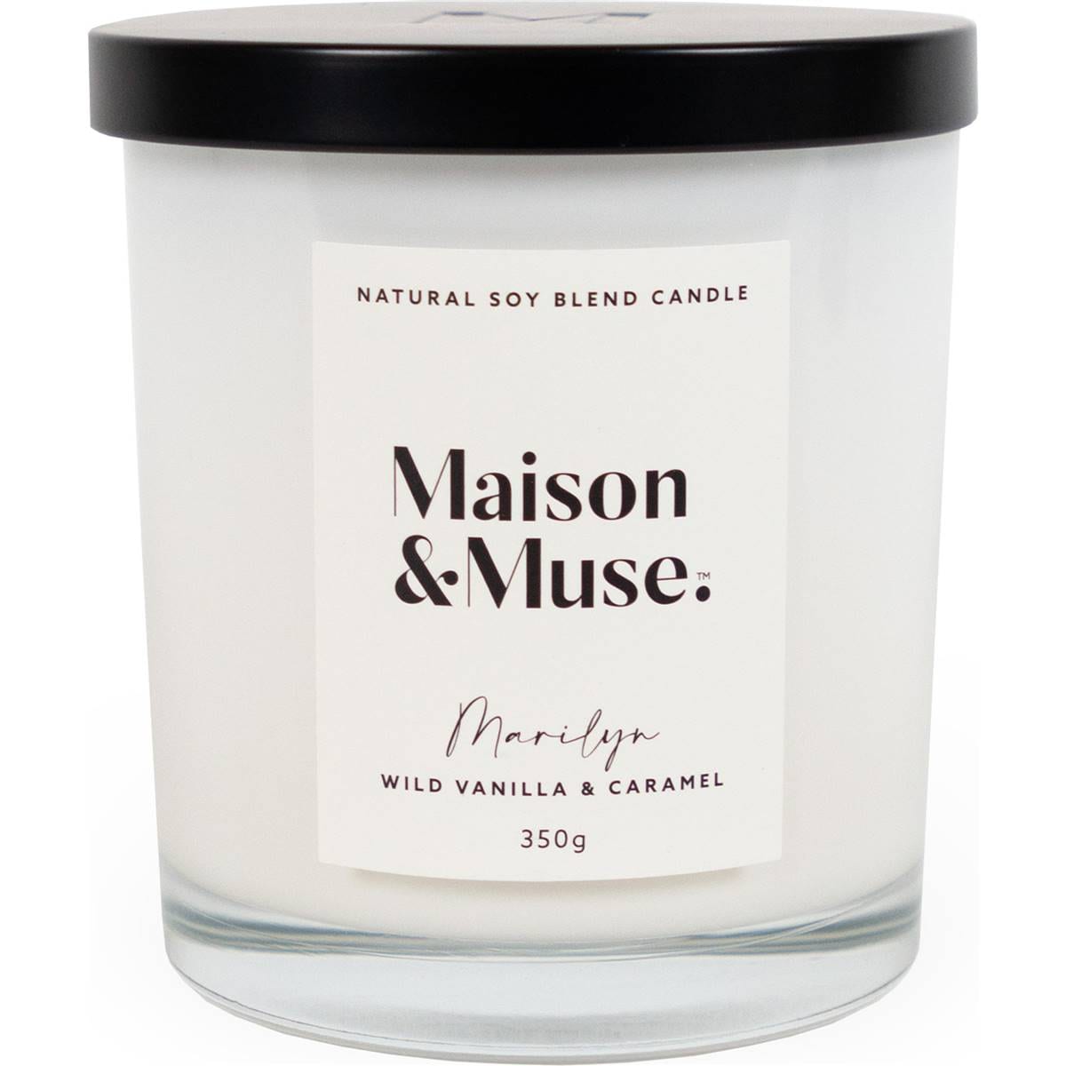 Maison & Muse Natural Soy Blend Candle Marilyn Wild Vanilla & Caramel