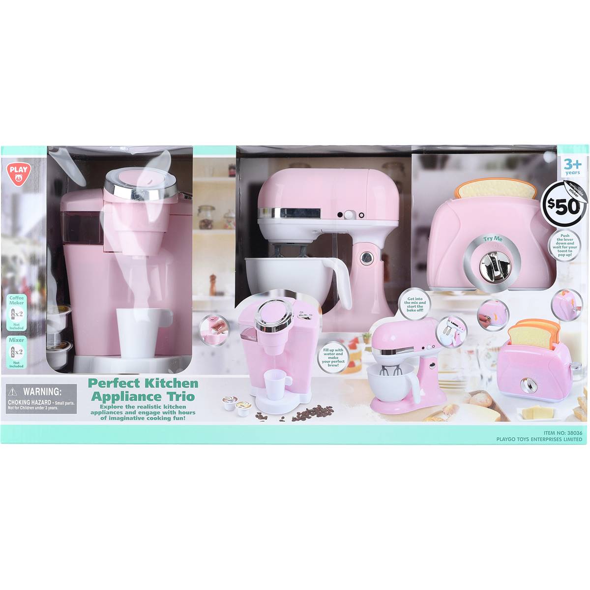 Playgo Gourmet Kitchen Appliance Assorted 3 Pack Woolworths