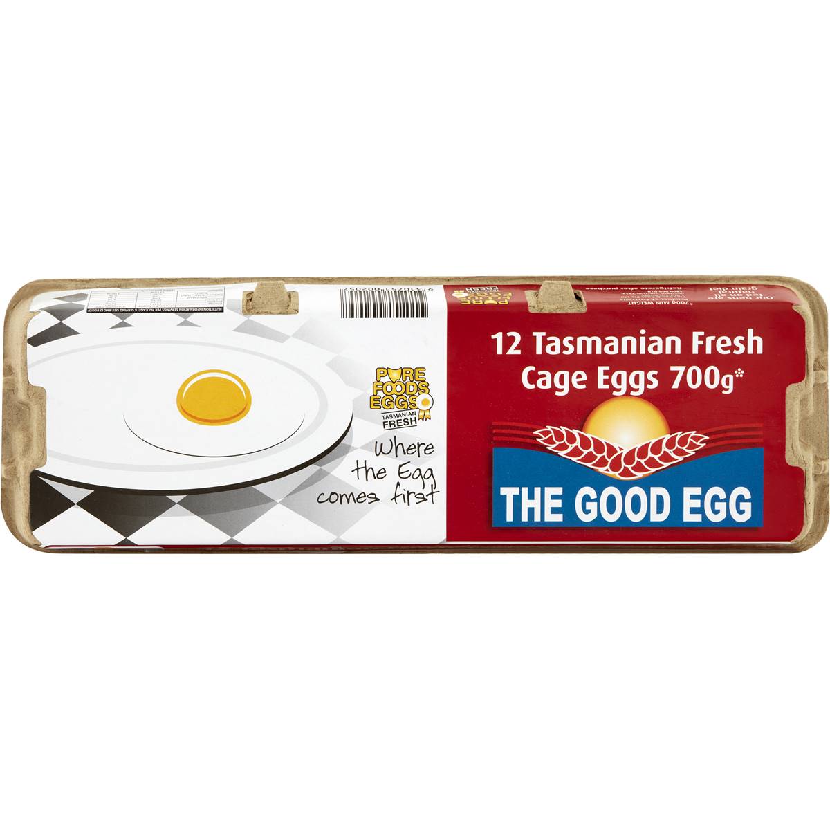 The Good Egg 12 Extra Large Cage Eggs 700g Woolworths