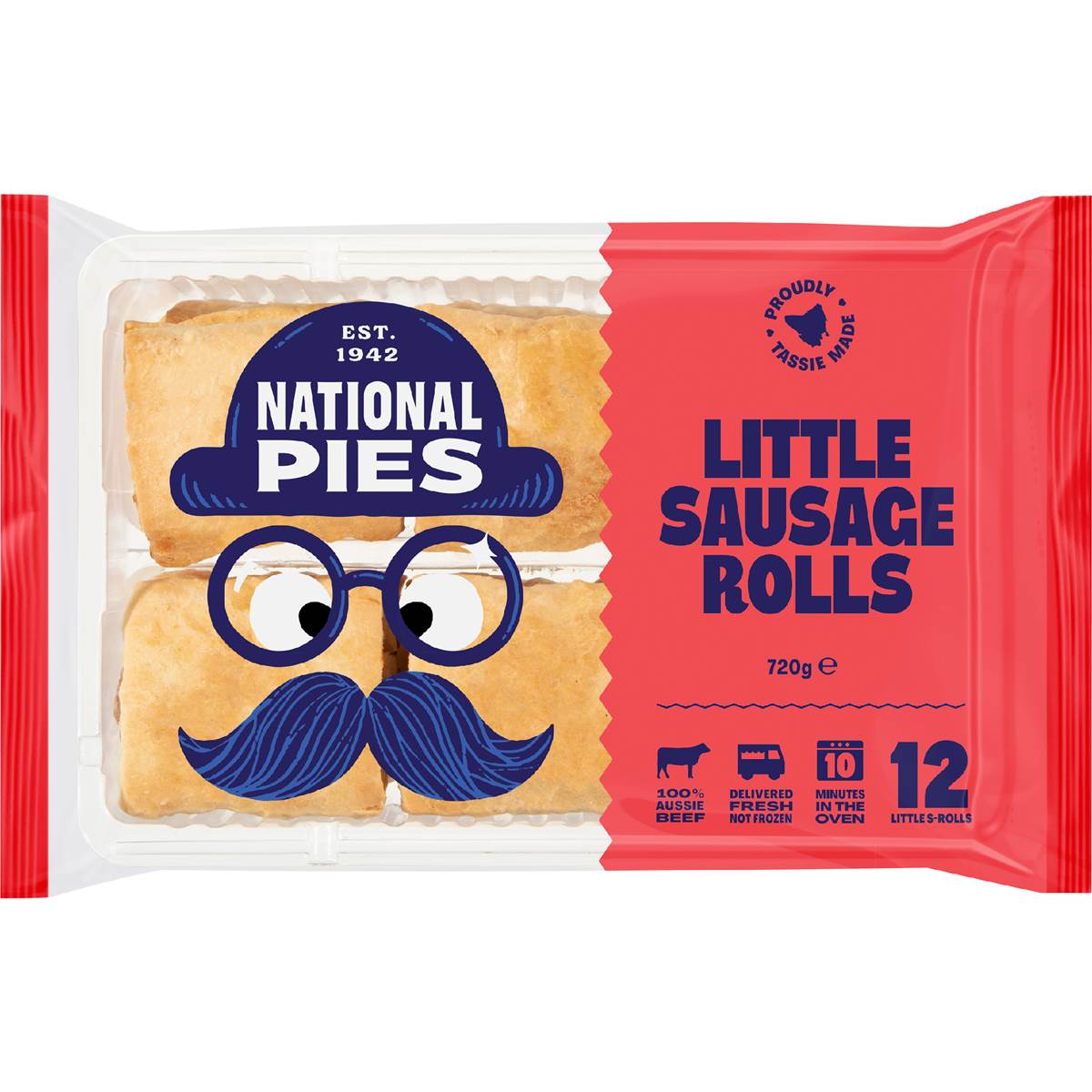 National Pies Sausage Roll Party Chilled Meal 12 Pack Woolworths