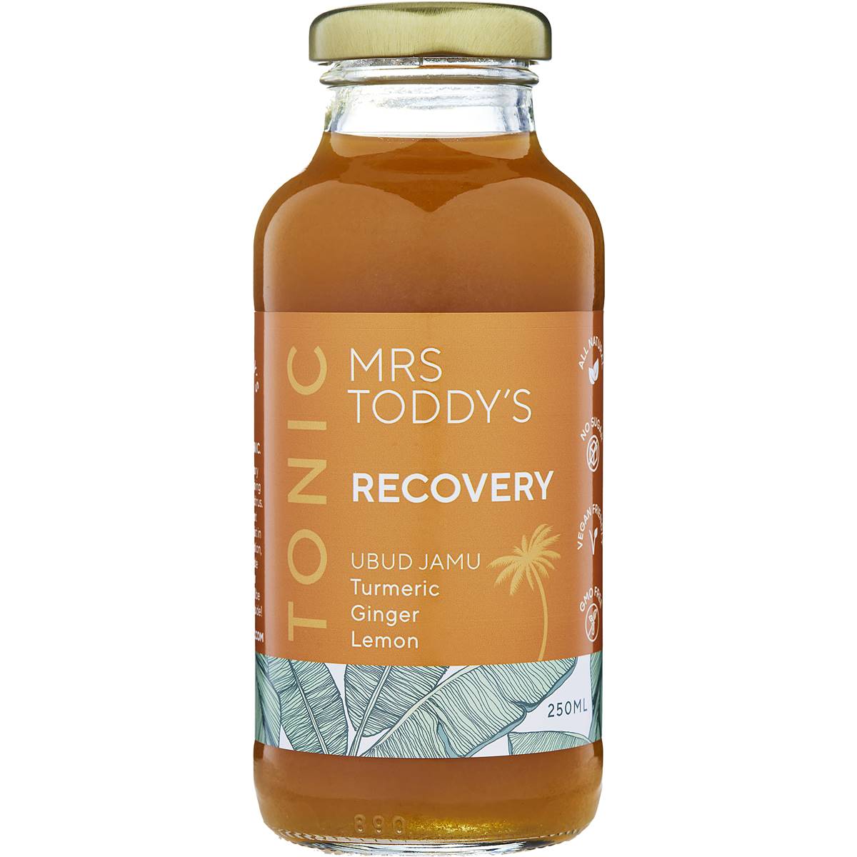 Mrs Toddys Tonic Ubud Jamu Turmeric, Ginger & Lemon 250ml Woolworths