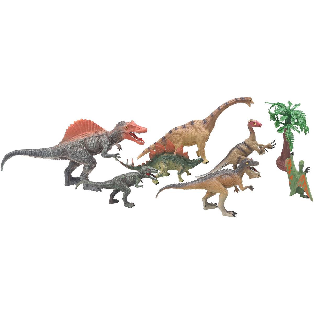 Dihua Dinosaur Playset 8 Pieces Assorted Each | Woolworths