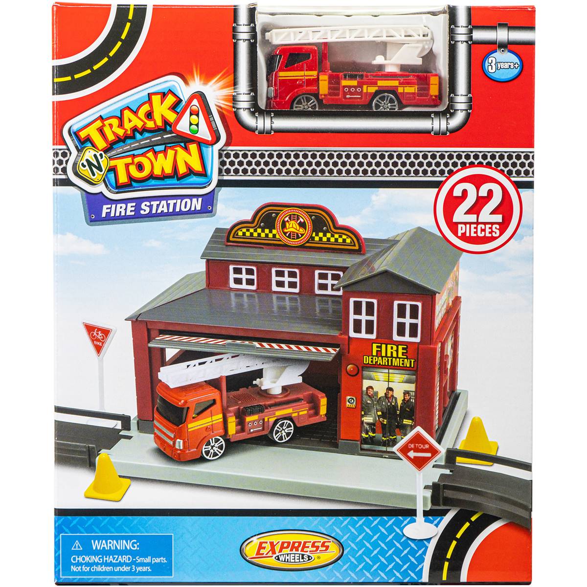 Suntoy Track N Town Playset Assorted Each Woolworths