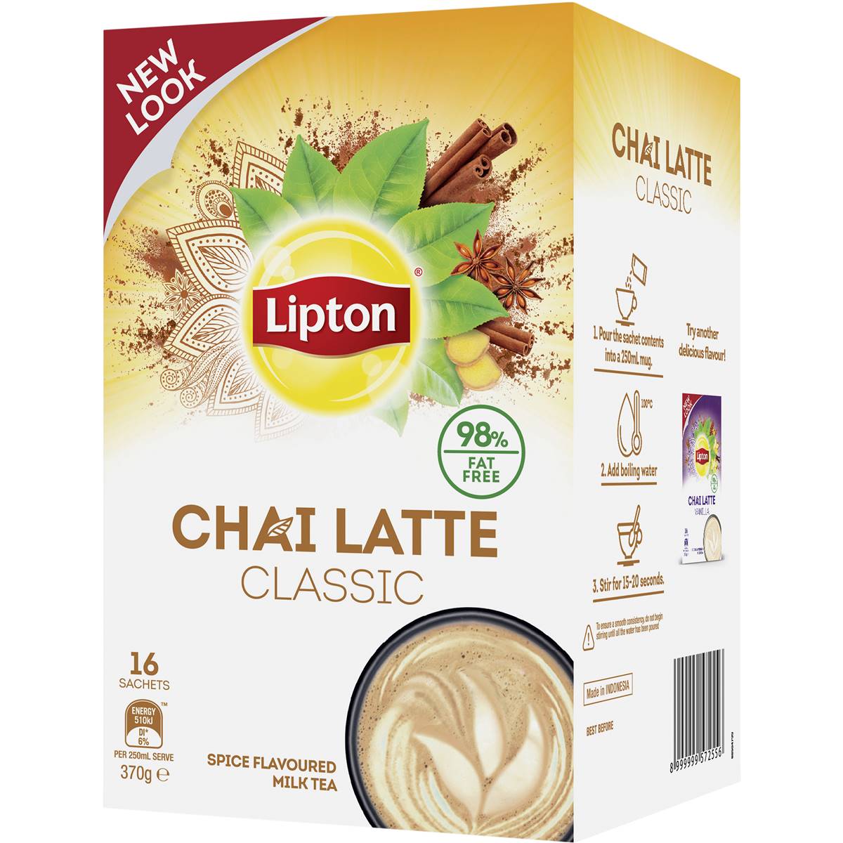 Lipton Chai Latte Classic 16 Pack Woolworths