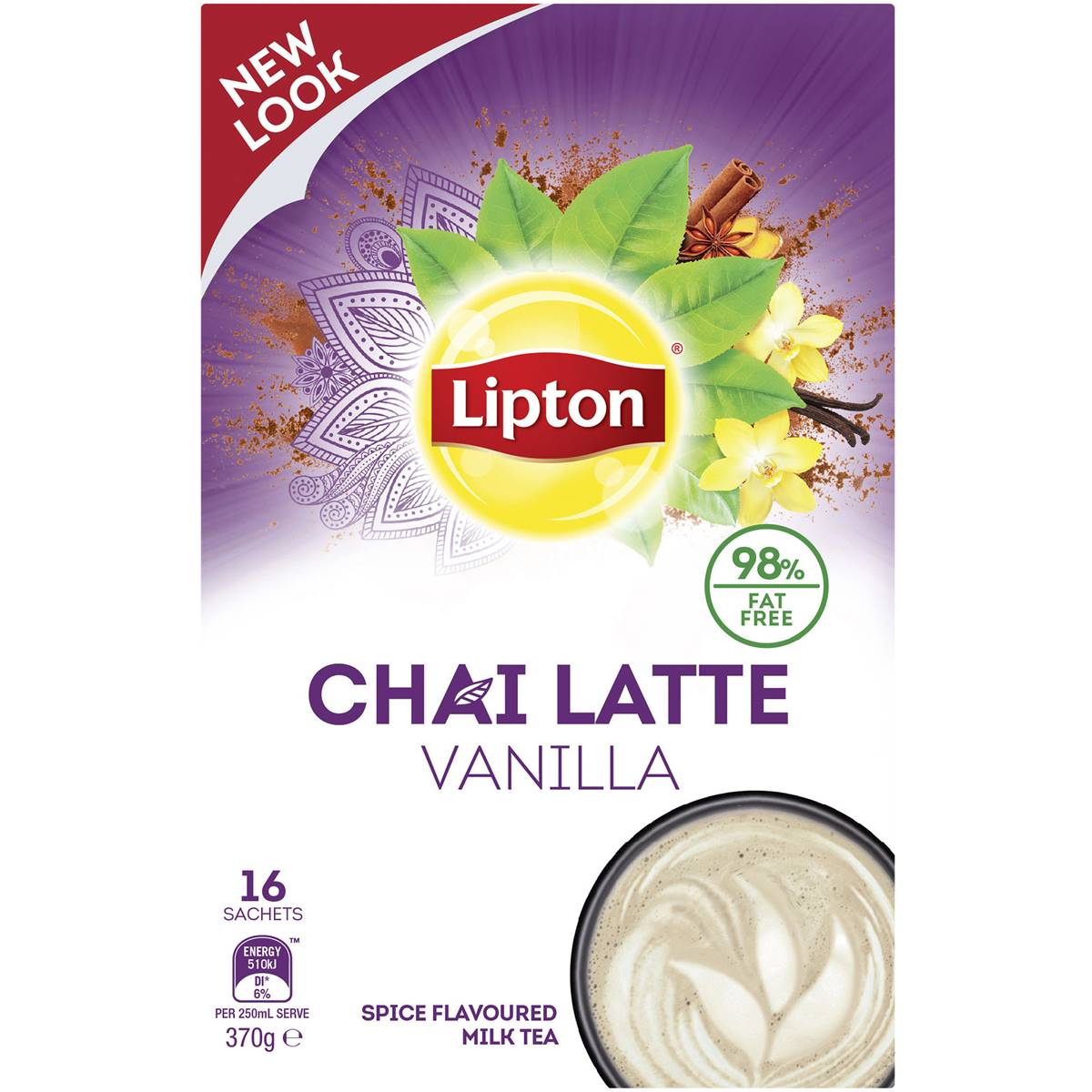 Lipton Chai Latte Vanilla 16 Pack Woolworths