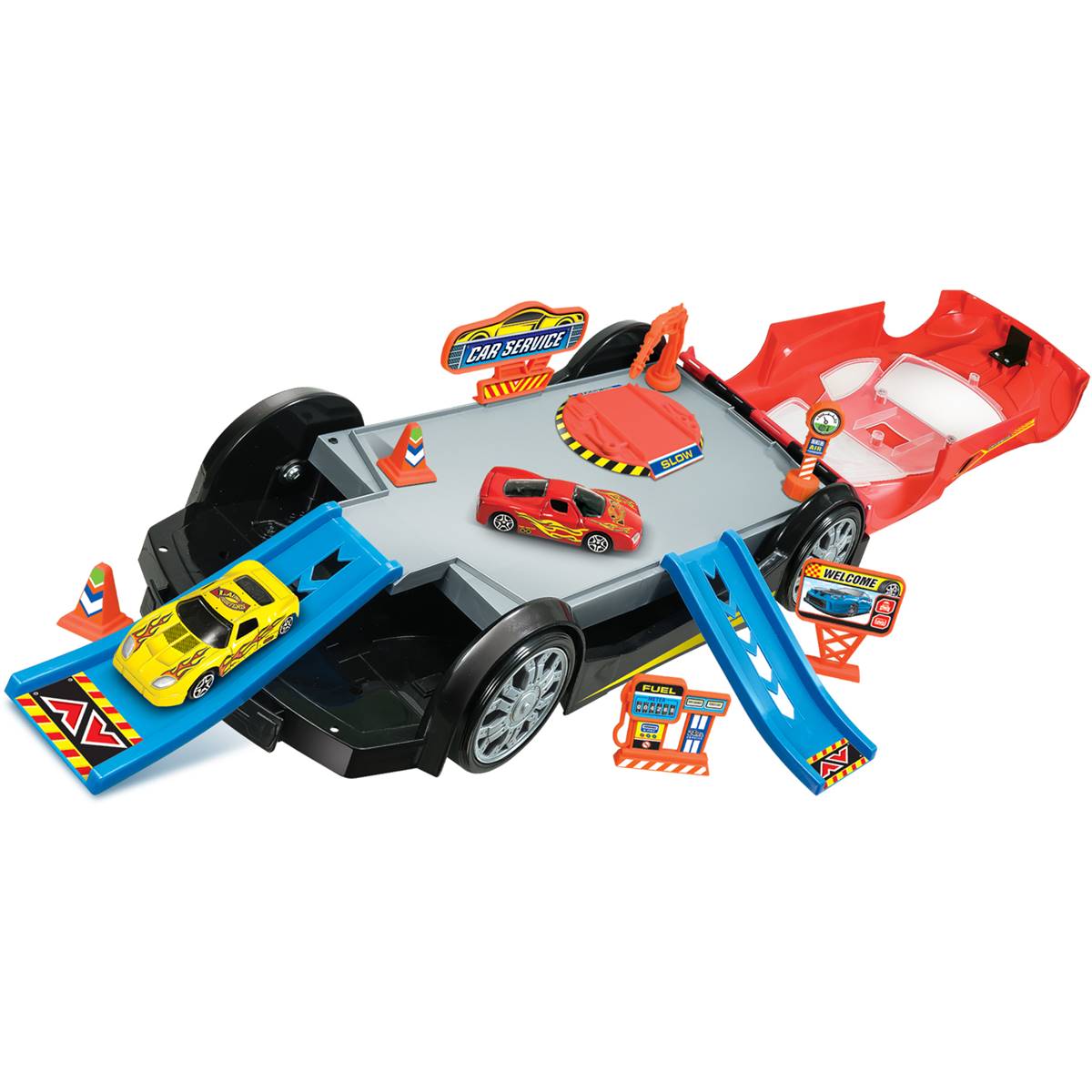 Express Wheels Car Carry Case Playset Each Woolworths