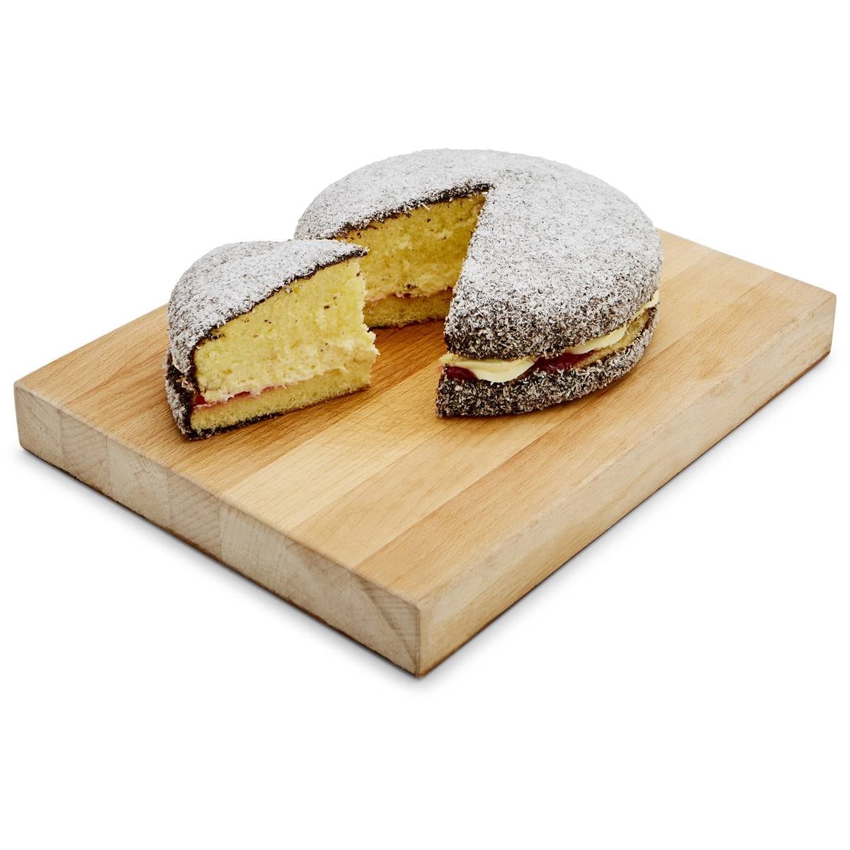 Woolworths Lamington Sponge Fresh Cream Jam Each Woolworths