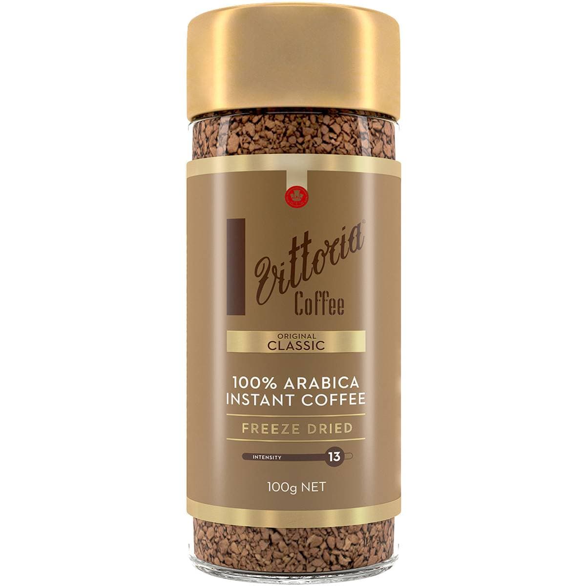 Vittoria Freeze Dried Instant Coffee Classic 100g Woolworths