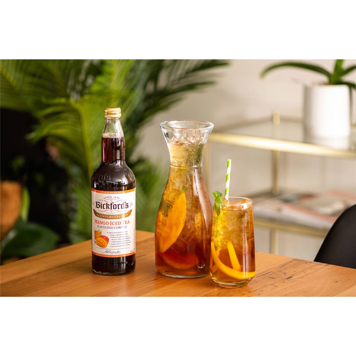 Bickford's Mango Iced Tea Cordial 750ml Woolworths