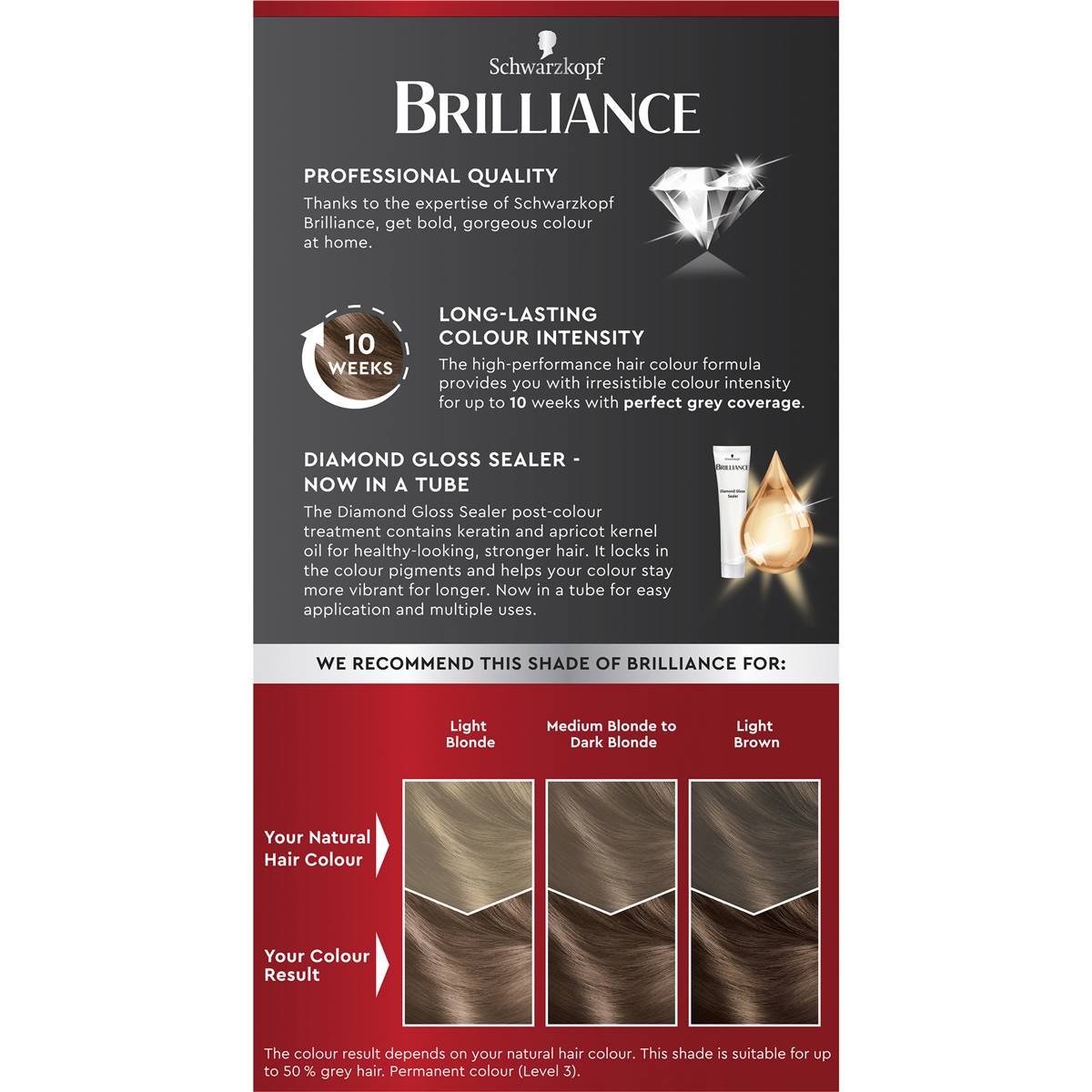 Schwarzkopf Brilliance 30 Romantic Brown Permanent Colour Each Woolworths