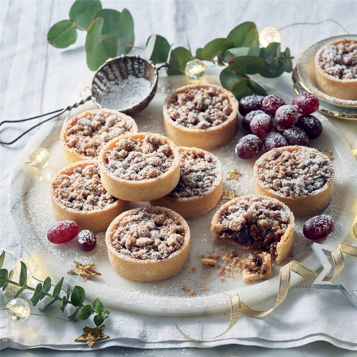 Woolworths Gold Gin Infused Fruit Mince Tarts 6 Pack Woolworths