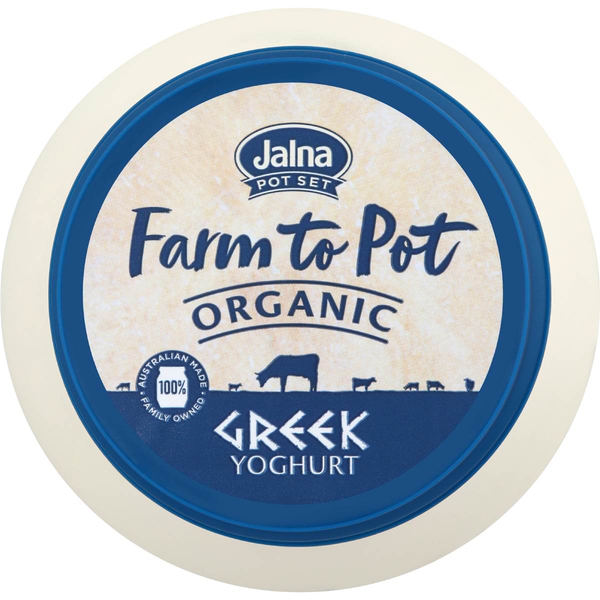 Jalna Farm To Pot Organic Greek Yoghurt 1kg Woolworths