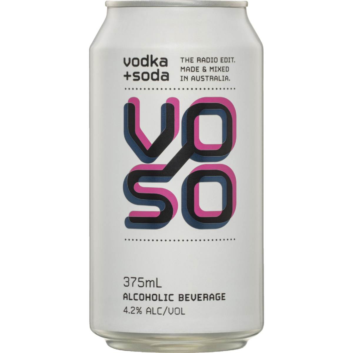 Voso Vodka Soda 375ml Woolworths