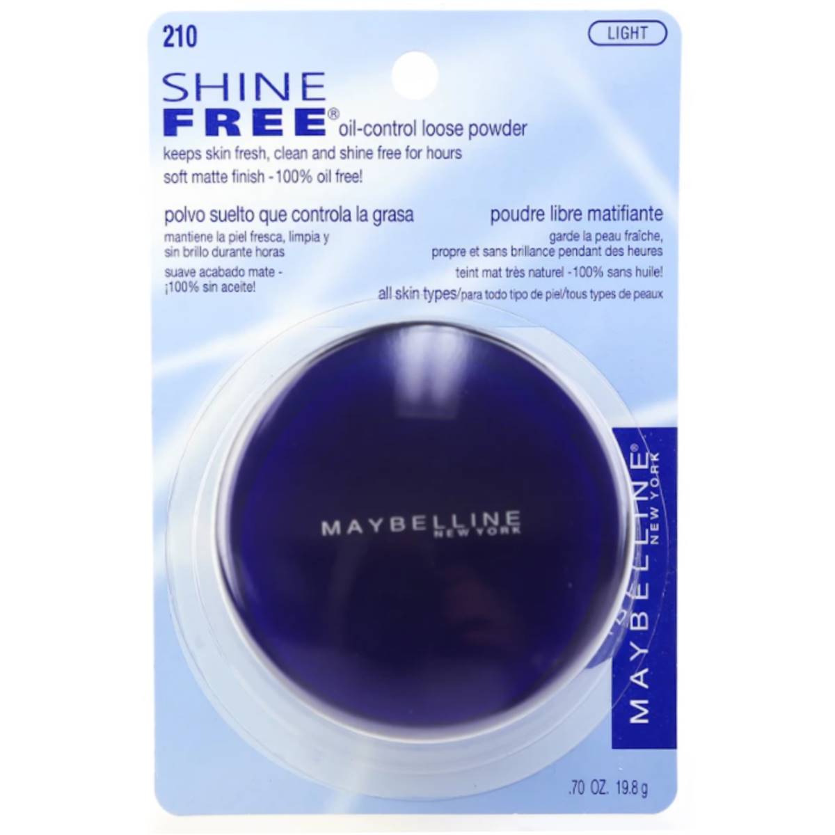 Maybelline Shine Free Oil Control Loose Powder - Light 19.8g | Woolworths