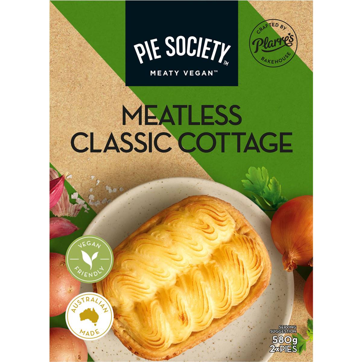 Pie Society Meatless Classic Cottage Pies 2 Pack Woolworths