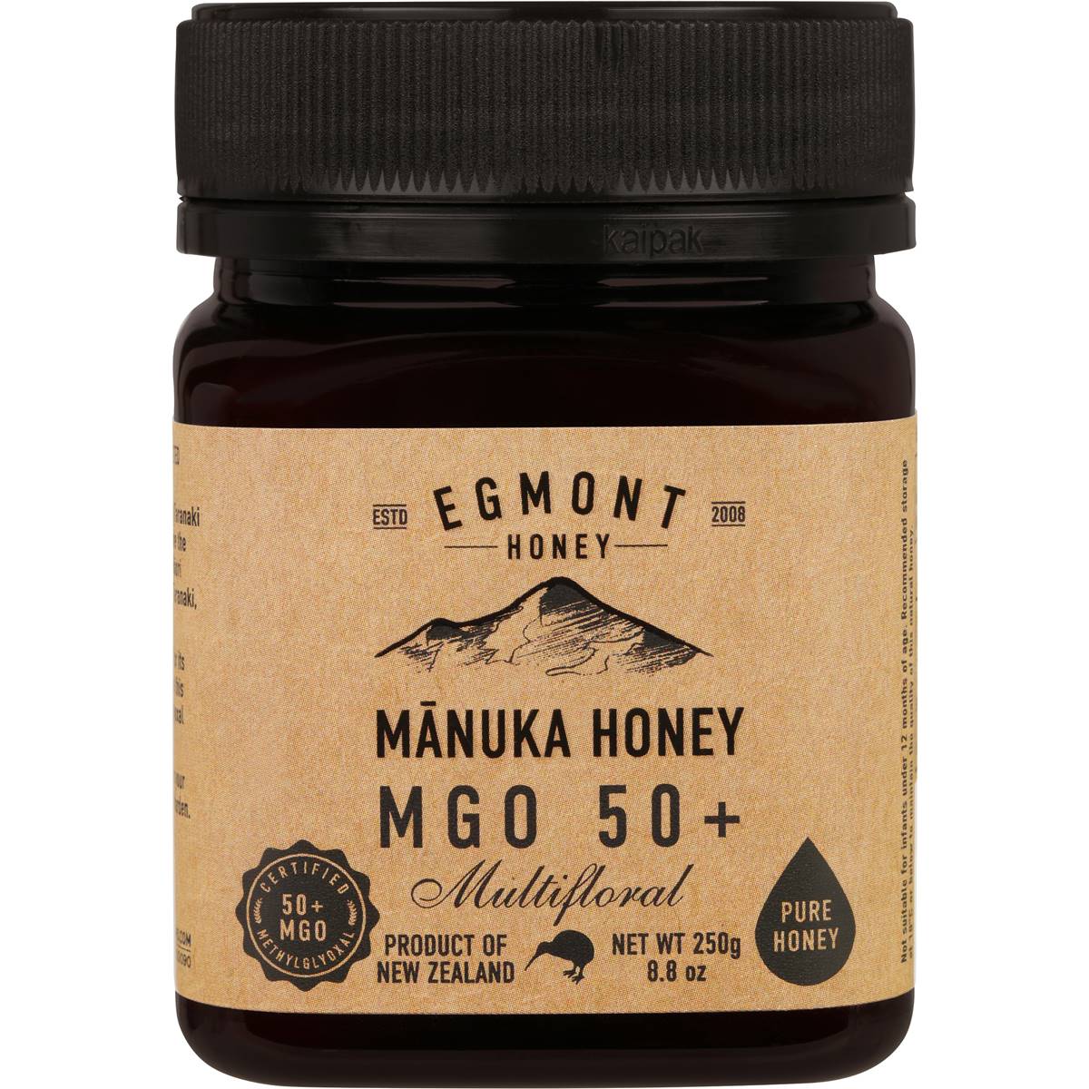 Egmont Honey Manuka Honey Mgo 50+ 250g Woolworths