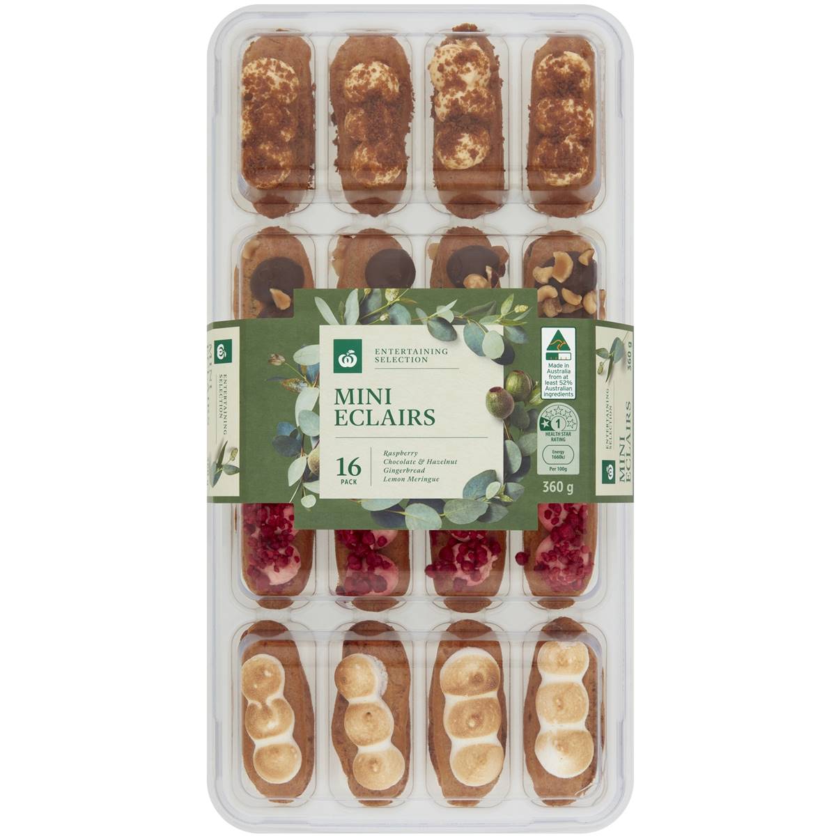 Woolworths Decorated Mini Eclairs 360g Woolworths
