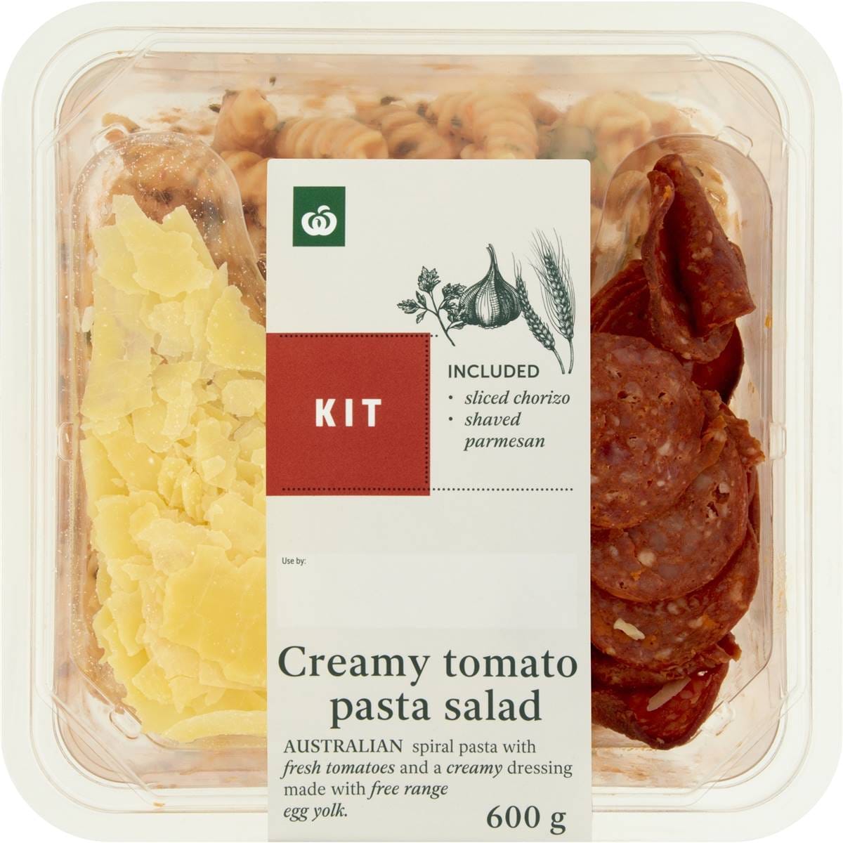 Woolworths Creamy Tomato Pasta Salad Kit 600g Woolworths
