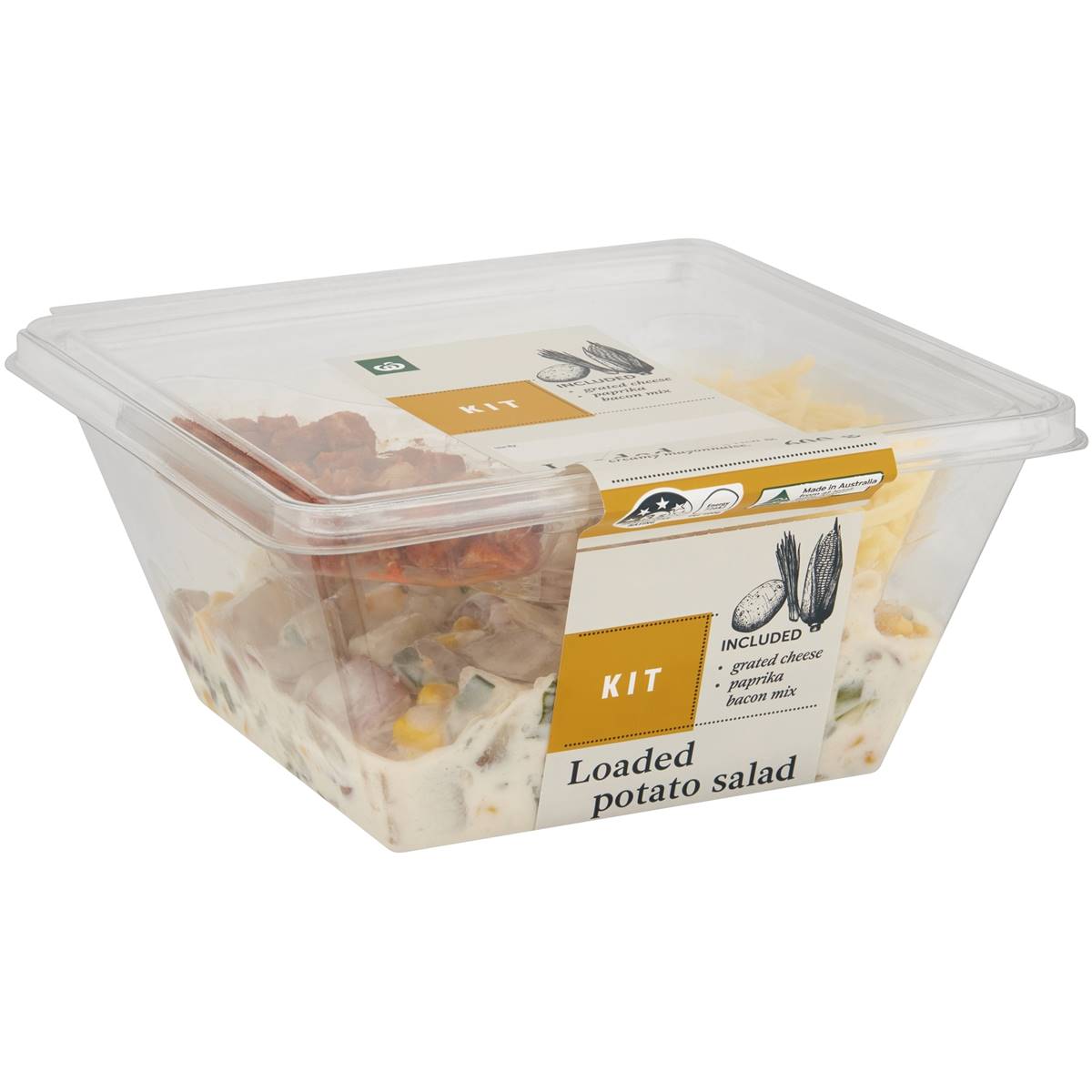 Woolworths Loaded Potato Salad Kit 600g Woolworths