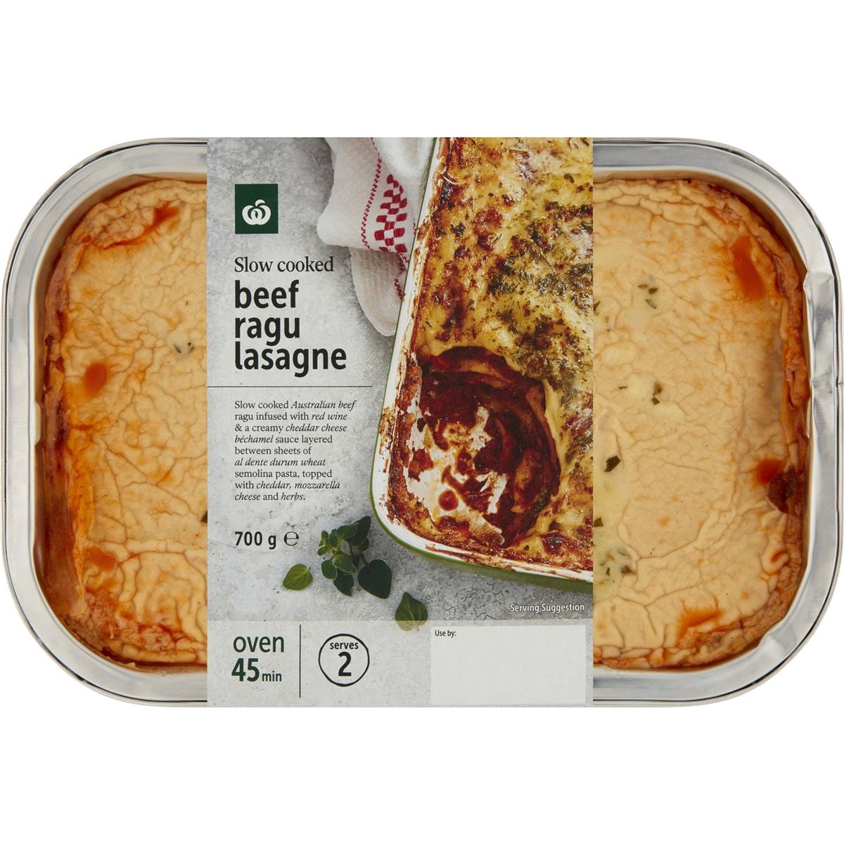 Woolworths Slow Cooked Beef Ragu Lasagne Null 700g | Woolworths