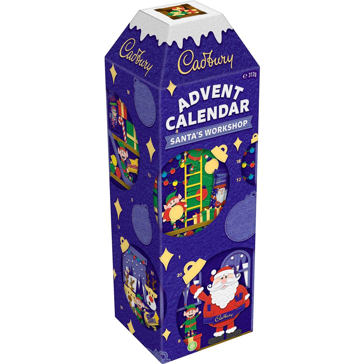 Cadbury Santa s Workshop Advent Calendar 312g Woolworths Cadbury Santa s Workshop Advent Calendar 312g Woolworths