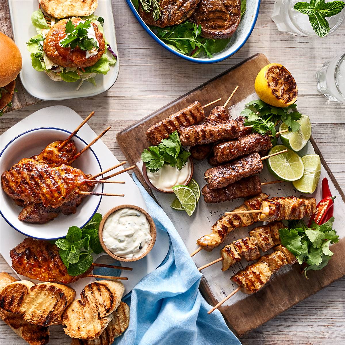 Woolworths Bbq Beef Kebabs Mild 450g Woolworths