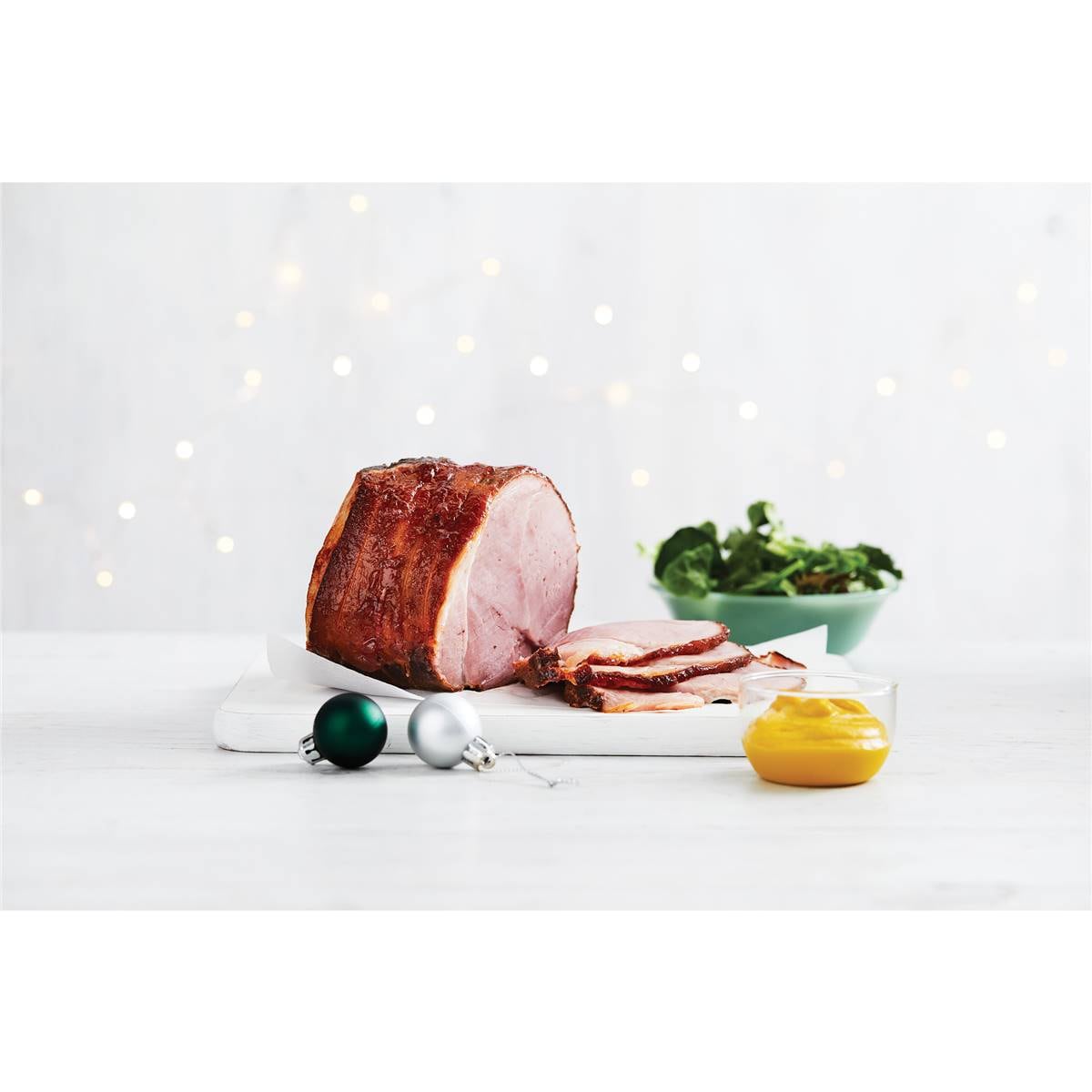 Woolworths Gold Glaze & Bake Leg Ham With Davidson Plum & Honey Glaze