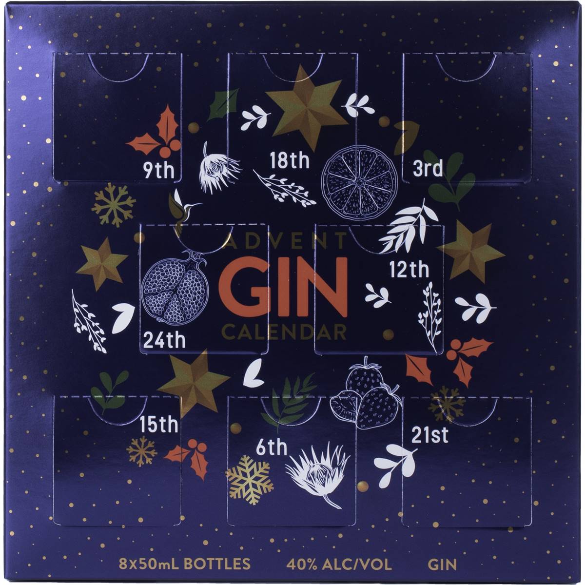 Sugarbird Gin 8 Days Advent Calendar 50mlx8 Woolworths