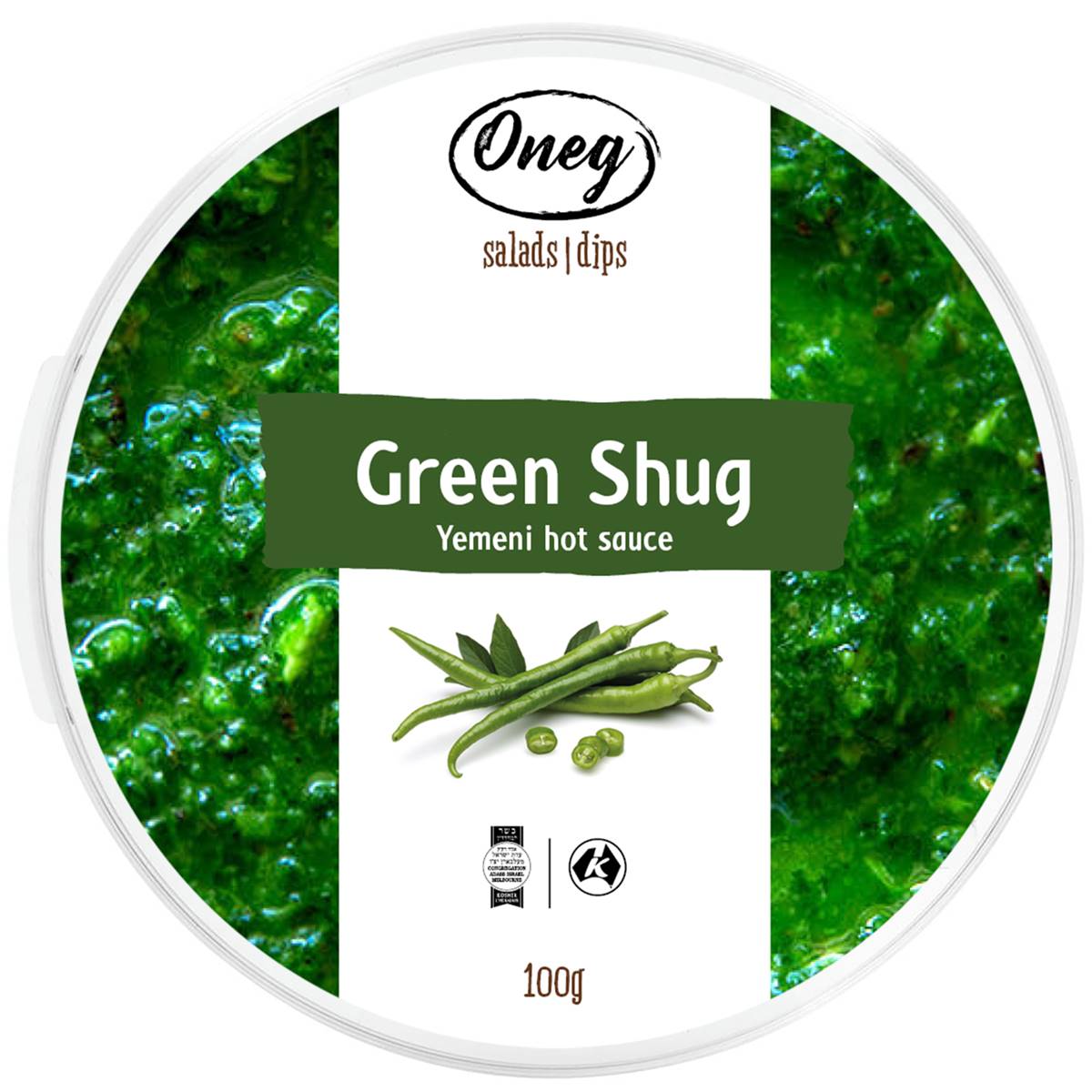 Oneg Schug Green Hot Sauce 100g Woolworths
