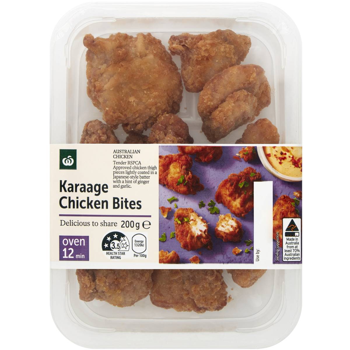 Woolworths Karaage Chicken Bites Chilled Meal 200g Woolworths