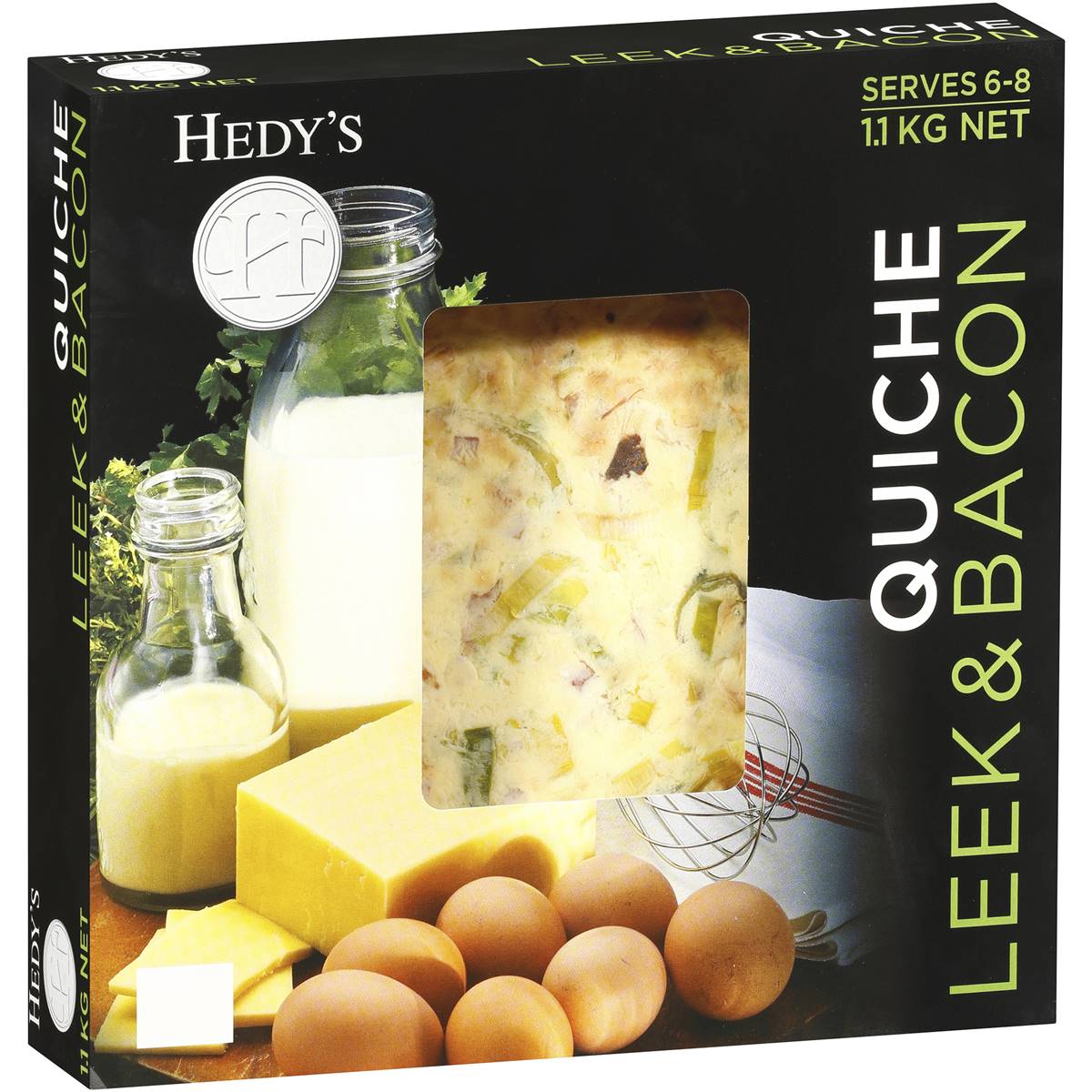 Hedy's Quiche Leek & Bacon Chilled Meal