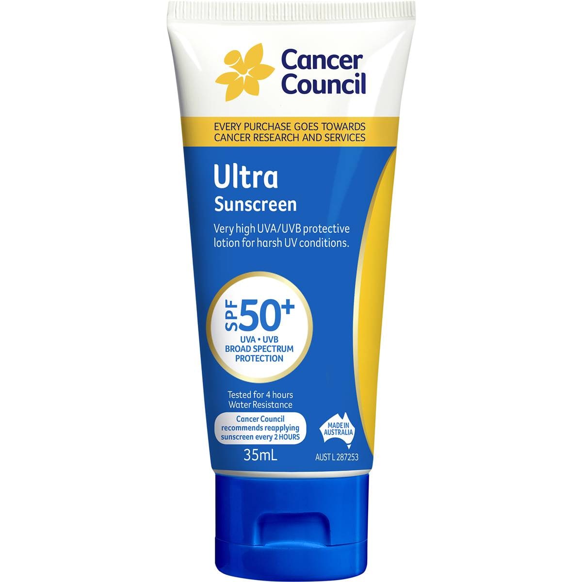 Cancer Council SPF 50+ Ultra Sunscreen 35mL
