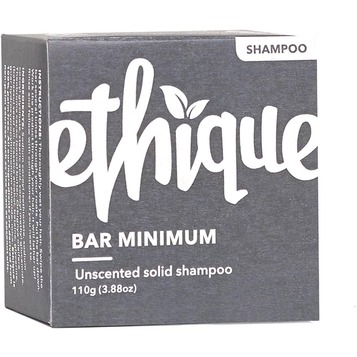 Ethique Solid Shampoo Bar Bar Minimum Unscented 110g Woolworths