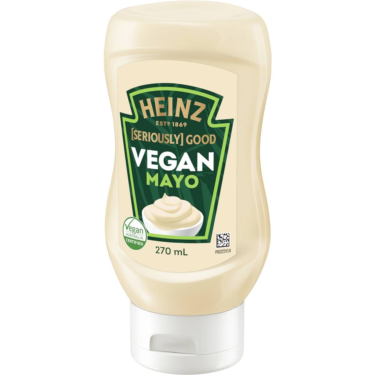 Heinz Seriously Good Mayonnaise Vegan Mayo 270ml Woolworths