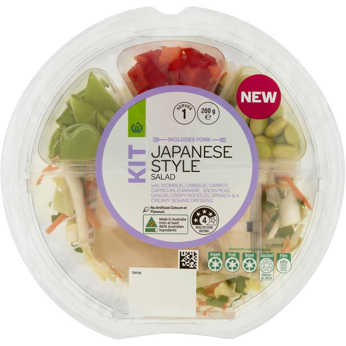 Woolworths Japanese Style Salad Bowl 200g Woolworths