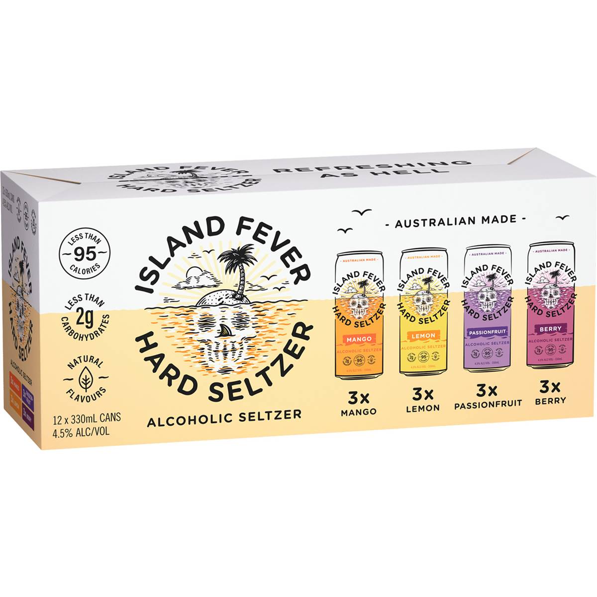 Island Fever Hard Seltzer Mixed Cans 