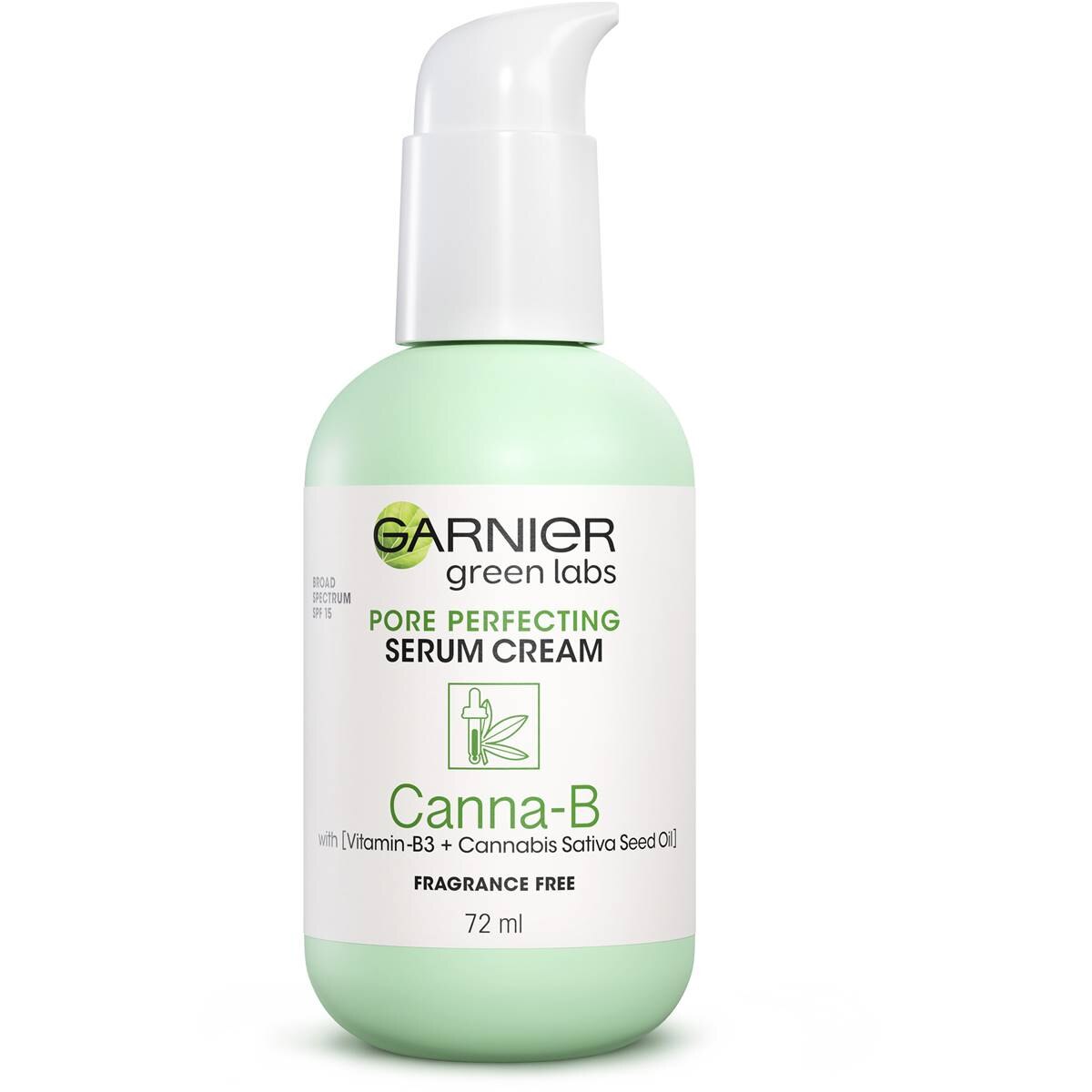 Garnier Green Labs Pore Perfecting Serum Cream Canna-b 72ml | Woolworths